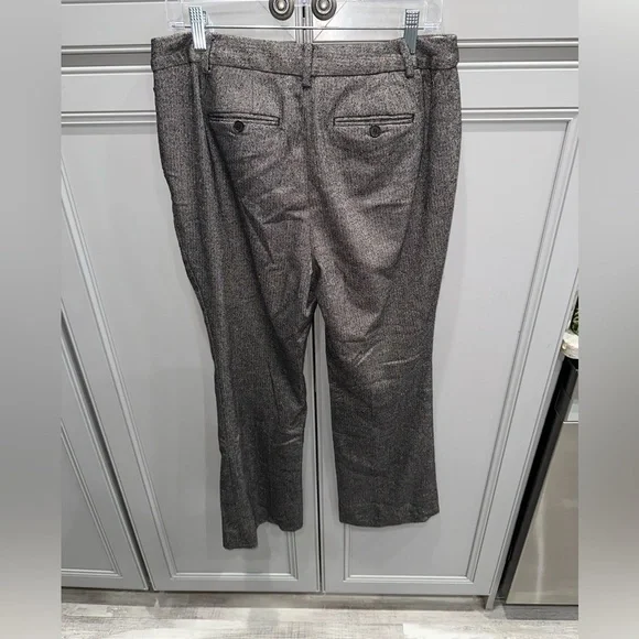 Talbots Petites gray/Brown wool Blend straight leg pants size 10P - Picture 8 of 8